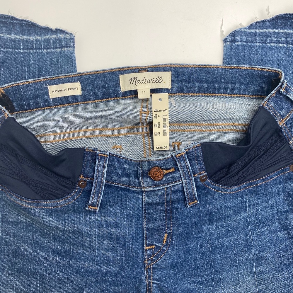 Madewell Side-Panel Skinny Jeans In Everton Wash View 5